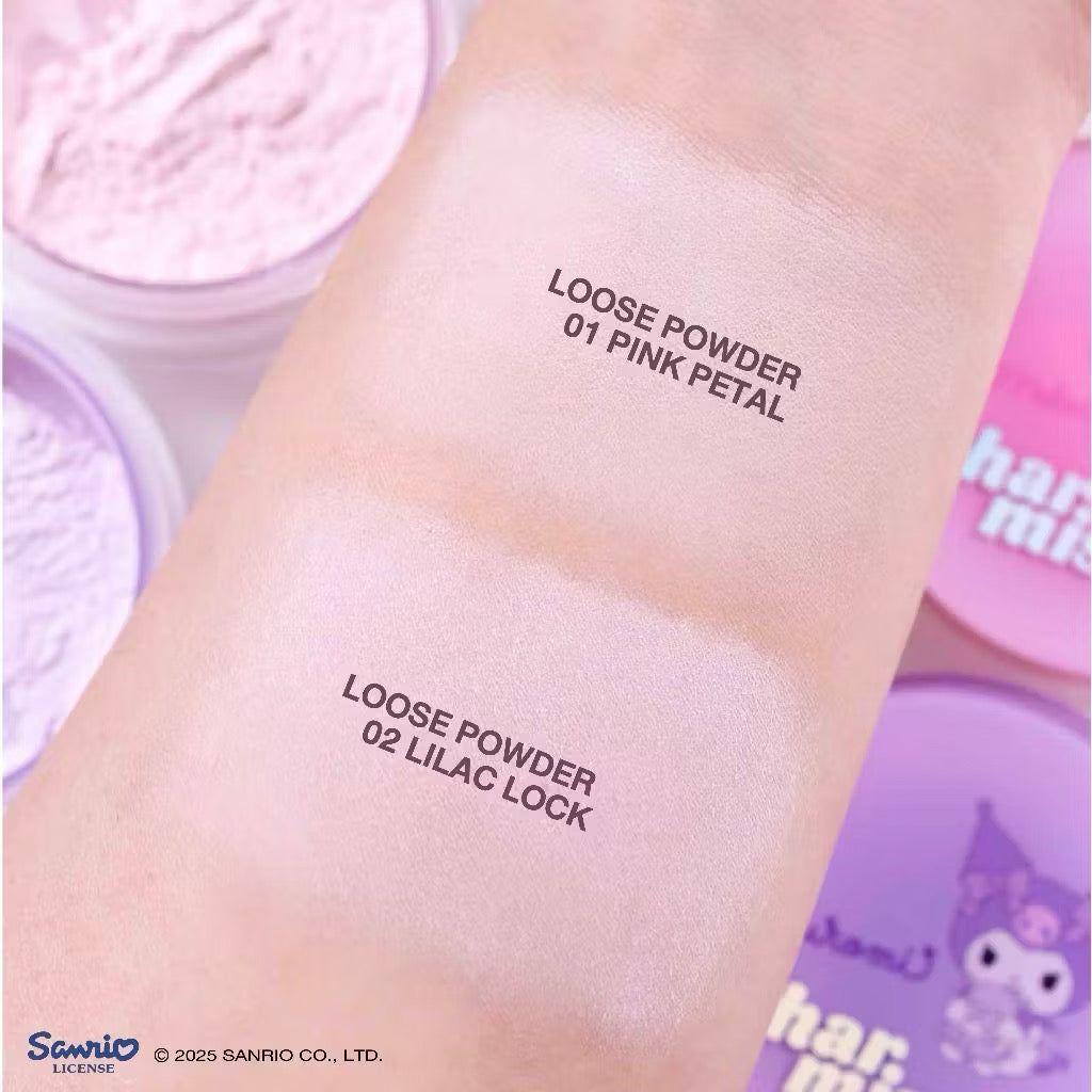 Charmiss x Sanrio Blooming Heart Series Loose Powder β My Melody & Kuromi Oil Control Translucent Powder