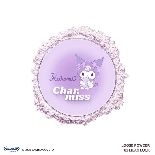 Charmiss x Sanrio Blooming Heart Series Loose Powder – My Melody & Kuromi Oil Control Translucent Powder