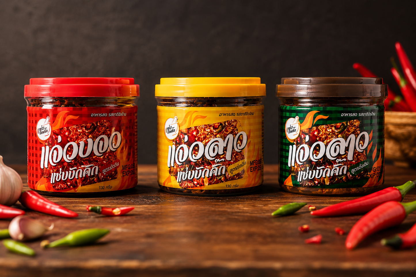 Premium Thai Chili Paste (Jaew Bong)