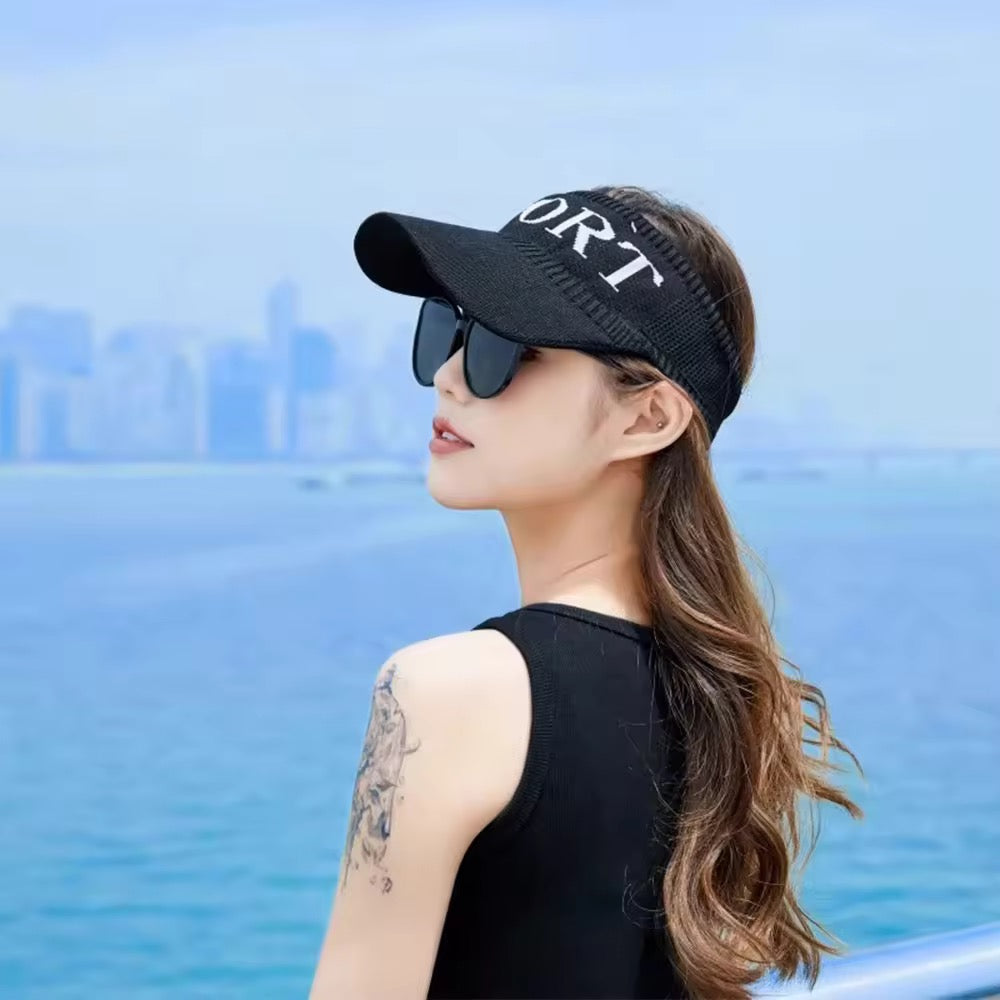 Premium Knit Athletic Sun Visor