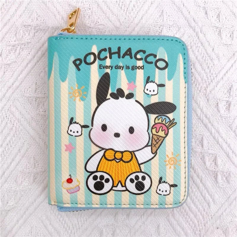 Sanrio wallet by Kxh Official Store featuring colorful character designs and a compact, stylish accessory for everyday use.