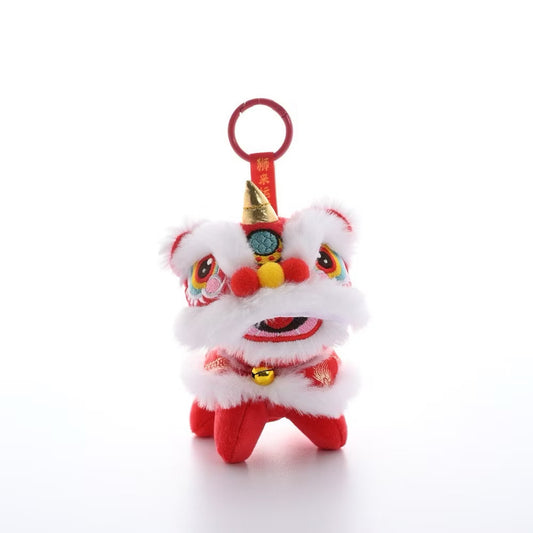 Lion Dance plush keychains