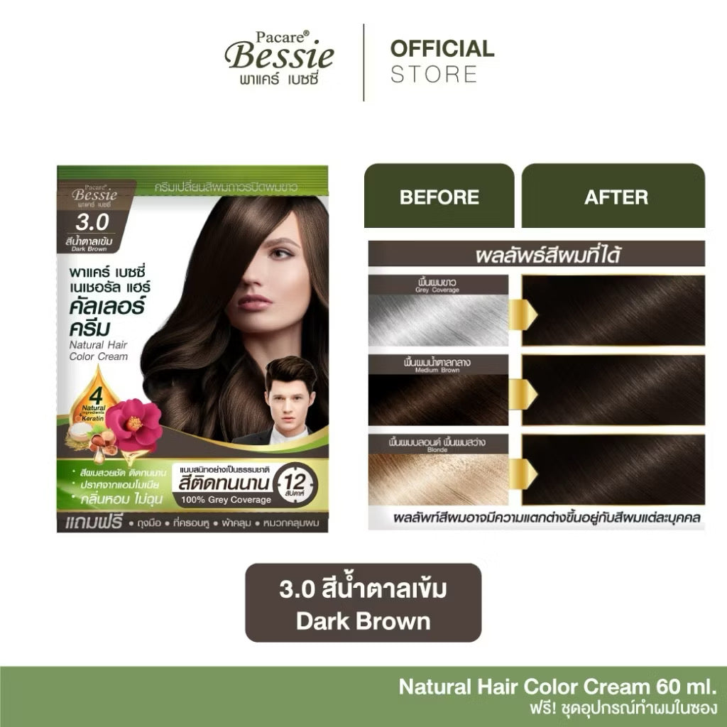 Pacare Bessie Natural Hair Color Cream