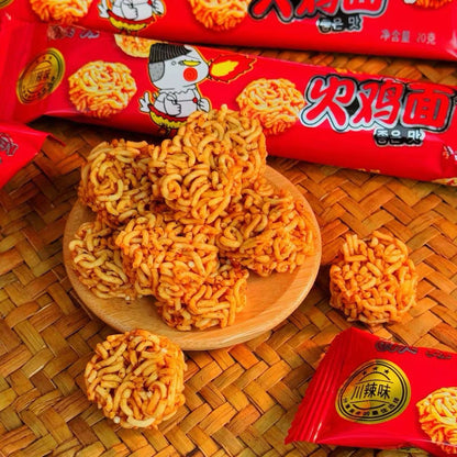 Spicy Chicken Noodle Bites