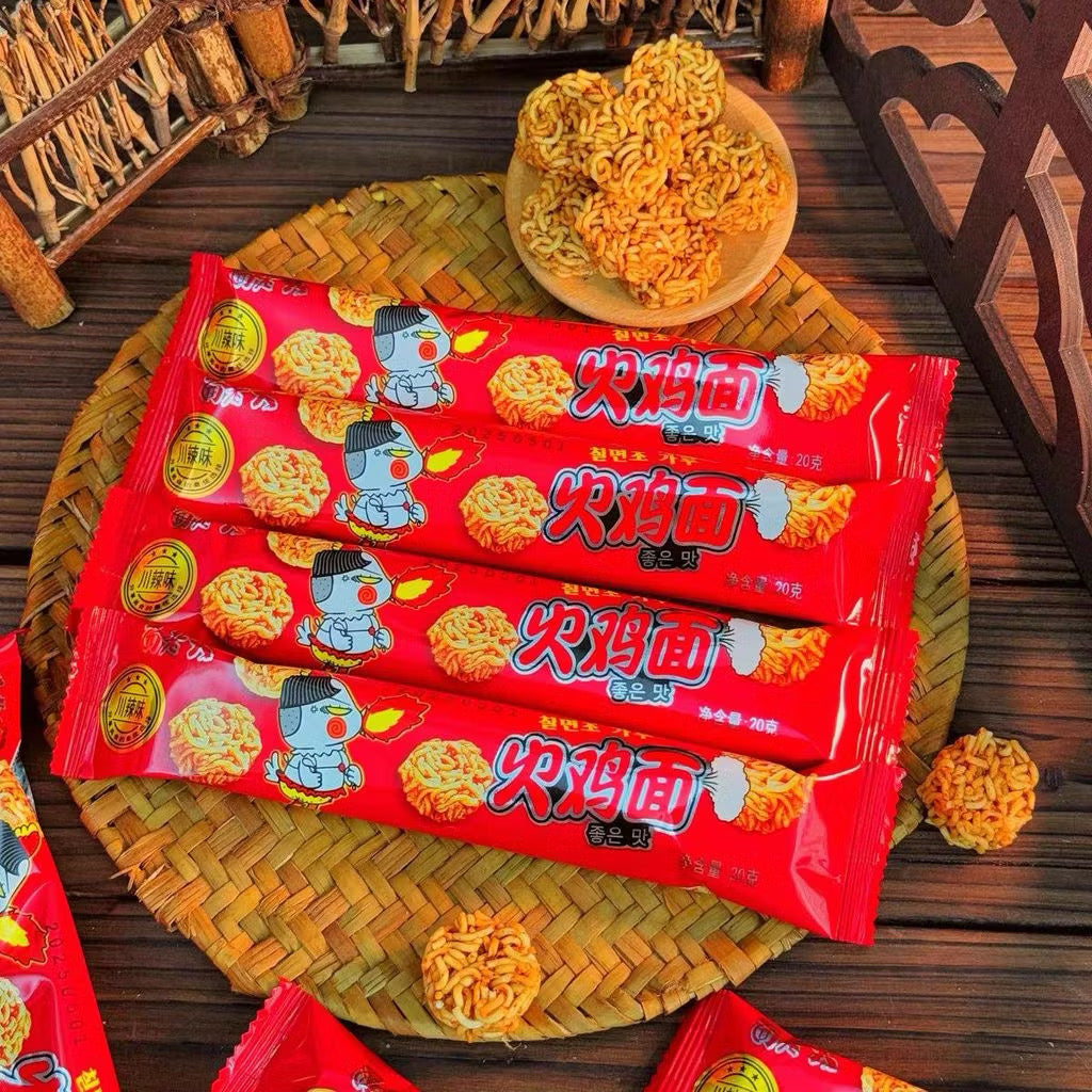 Spicy Chicken Noodle Bites