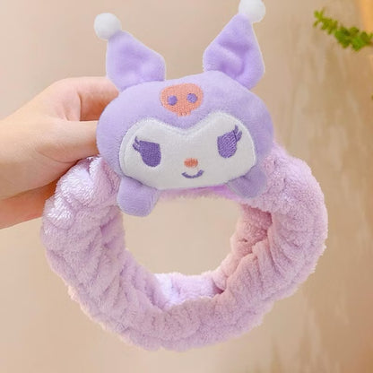 Sanrio headband featuring colorful character designs, soft fabric, and comfortable fit for kids and fans of cute accessories.