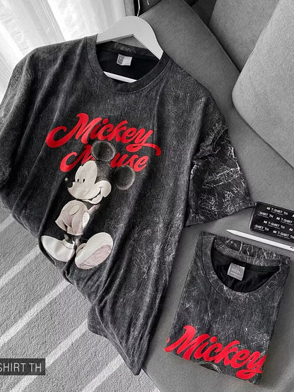 Classic Mickey Mouse Cartoon Vintage Oversized T-shirt