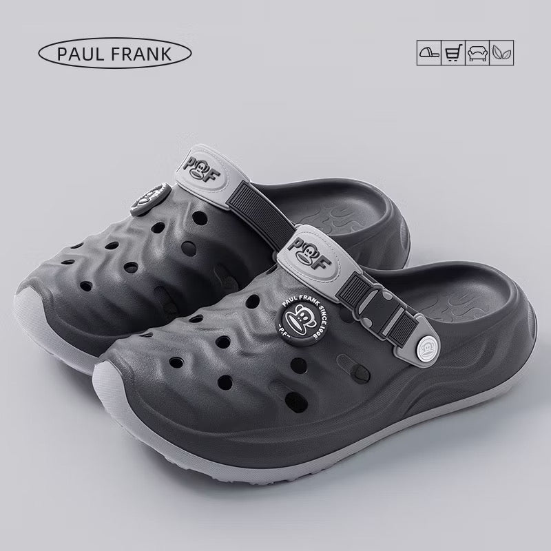 Paul Frank Unisex EVA Platform Clogs | 4cm Thick Sole Casual Sandals, Lightweight Anti-Slip Water Shoes