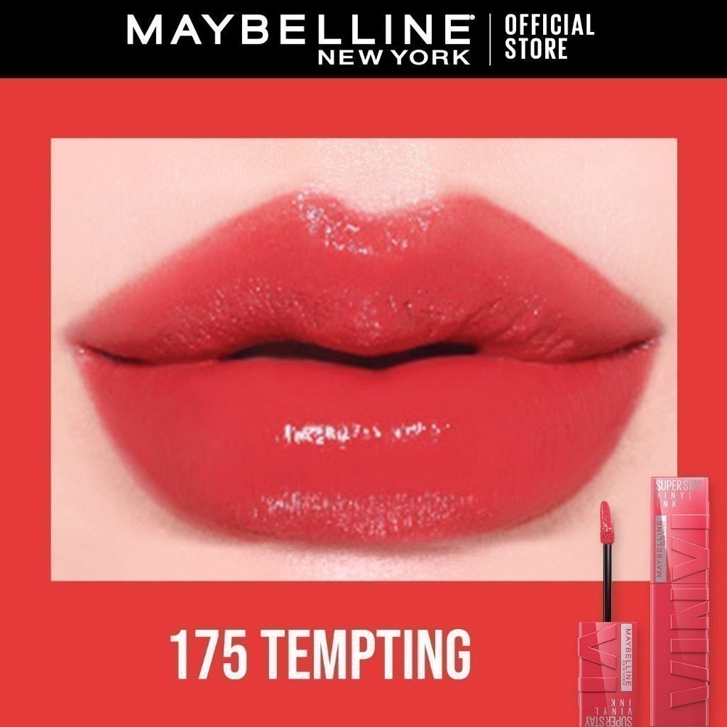 Maybelline Super Stay Vinyl Ink Liquid Lipstick | 16HR Wear, Transfer-Proof & Shine Finish