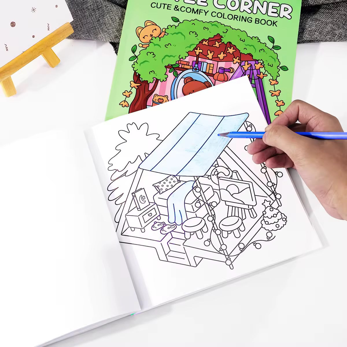 Fuzzy Buddies Coloring Book