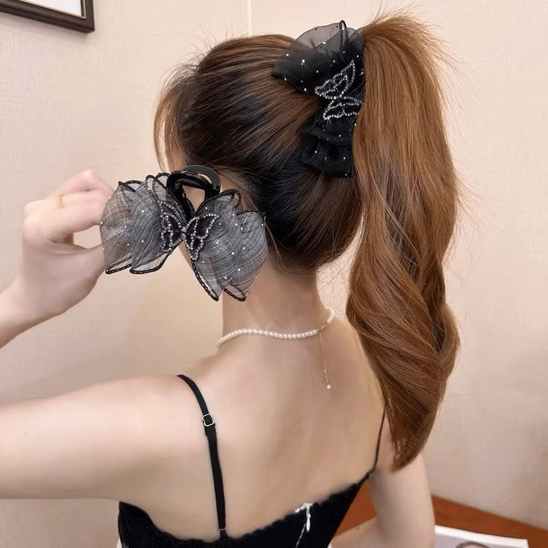 Shimmer Butterfly Tulle Hair Claw