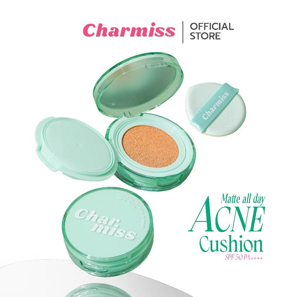 Charmiss Matte All Day Acne Cushion SPF 50 PA++++ | Long-Wear Coverage