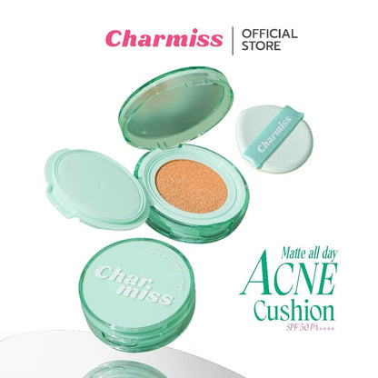 Charmiss Matte All Day Acne Cushion SPF 50 PA++++ | Long-Wear Coverage