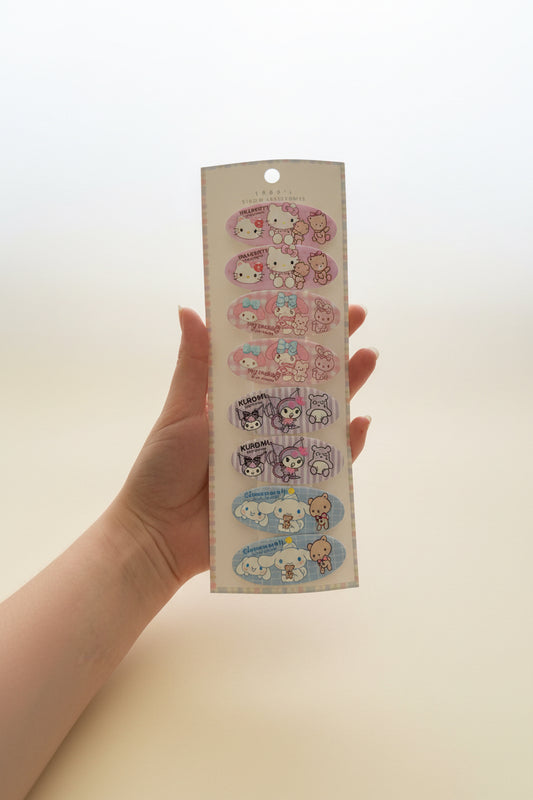 Sanrio Soft Girl Pastel Hair Clip Pack