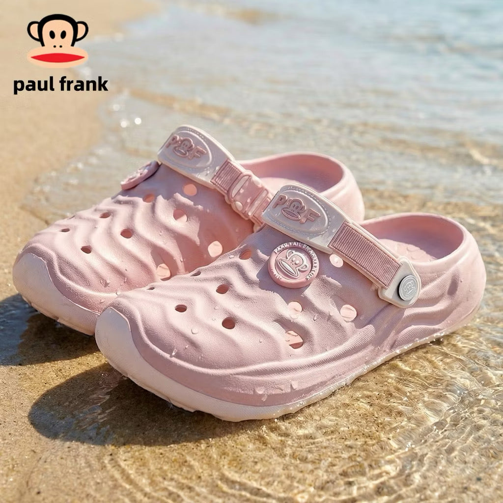 Paul Frank Unisex EVA Platform Clogs | 4cm Thick Sole Casual Sandals, Lightweight Anti-Slip Water Shoes