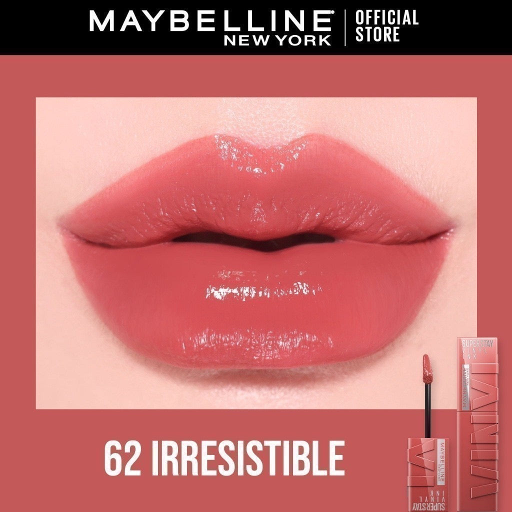Maybelline Super Stay Vinyl Ink Liquid Lipstick | 16HR Wear, Transfer-Proof & Shine Finish