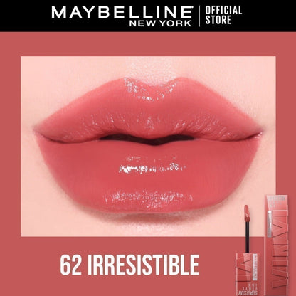 Maybelline Super Stay Vinyl Ink Liquid Lipstick | 16HR Wear, Transfer-Proof & Shine Finish