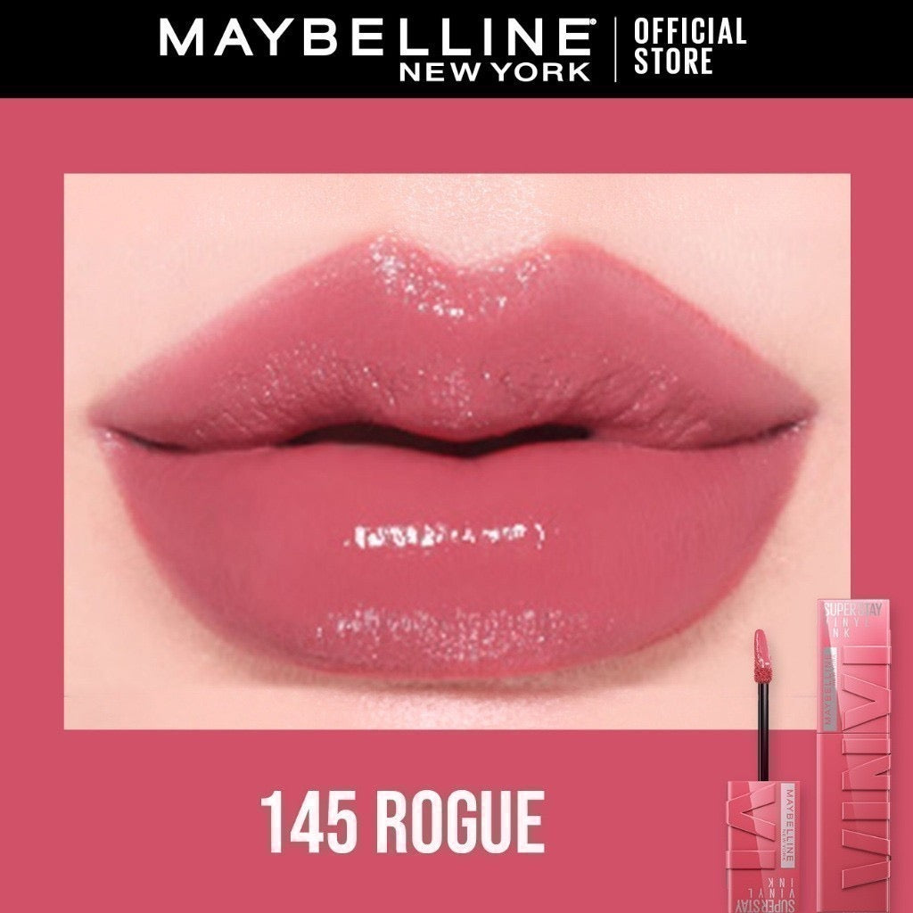 Maybelline Super Stay Vinyl Ink Liquid Lipstick | 16HR Wear, Transfer-Proof & Shine Finish