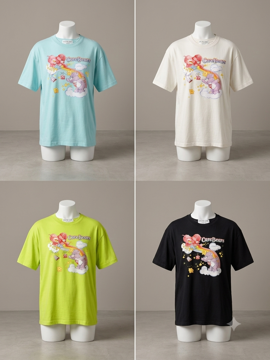 Rainbow Dreams Care Bear Oversized Tee