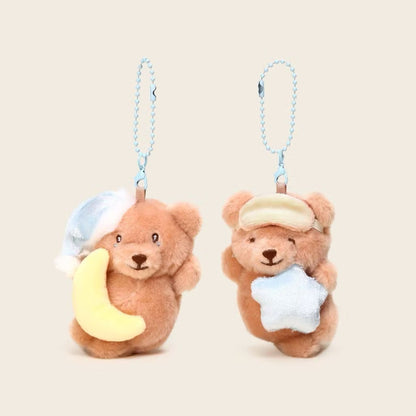 Bella Dream Bear Plush Toy Magnetic Keychain – Sweet Dreams Collection Hanging Stuffed Animal