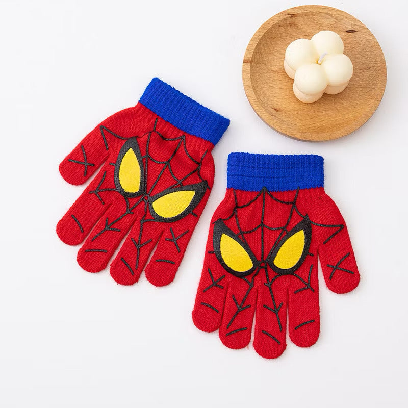 Spider-Man knit gloves