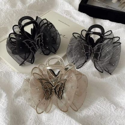 Shimmer Butterfly Tulle Hair Claw