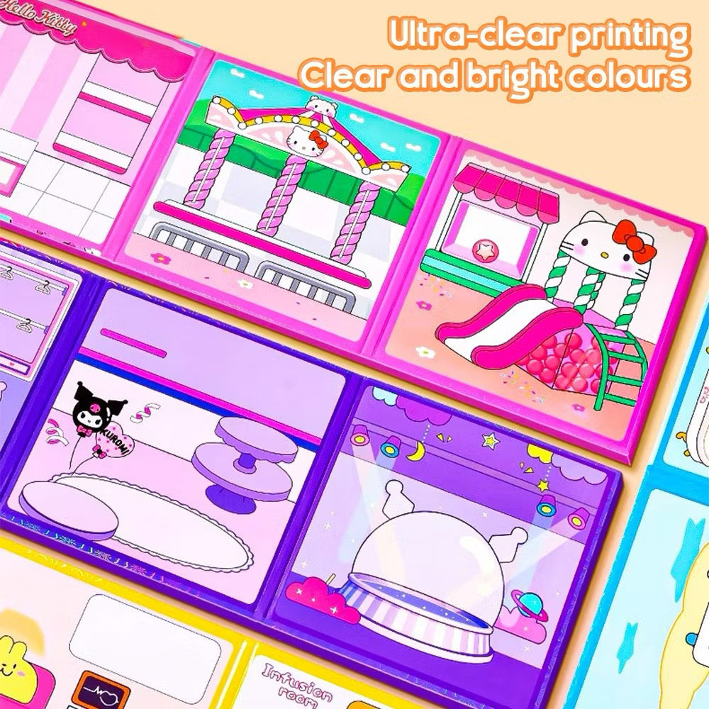 Sanrio Magnetic Quiet Book & Dress-Up Play Set