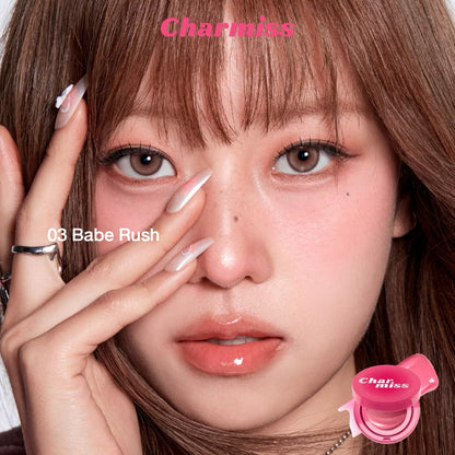 Charmiss Juicy Cheek Cushion Blush SPF 15 PA+++ | Long-Lasting Dewy Cheek Tint & Korean Makeup