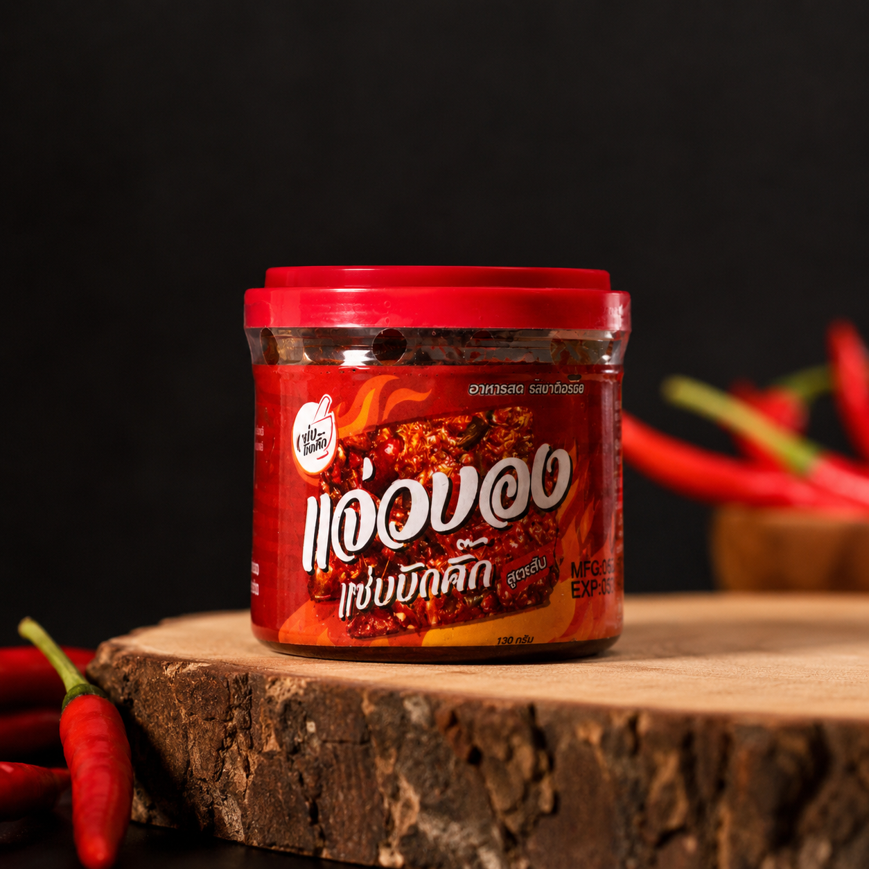 Premium Thai Chili Paste (Jaew Bong)