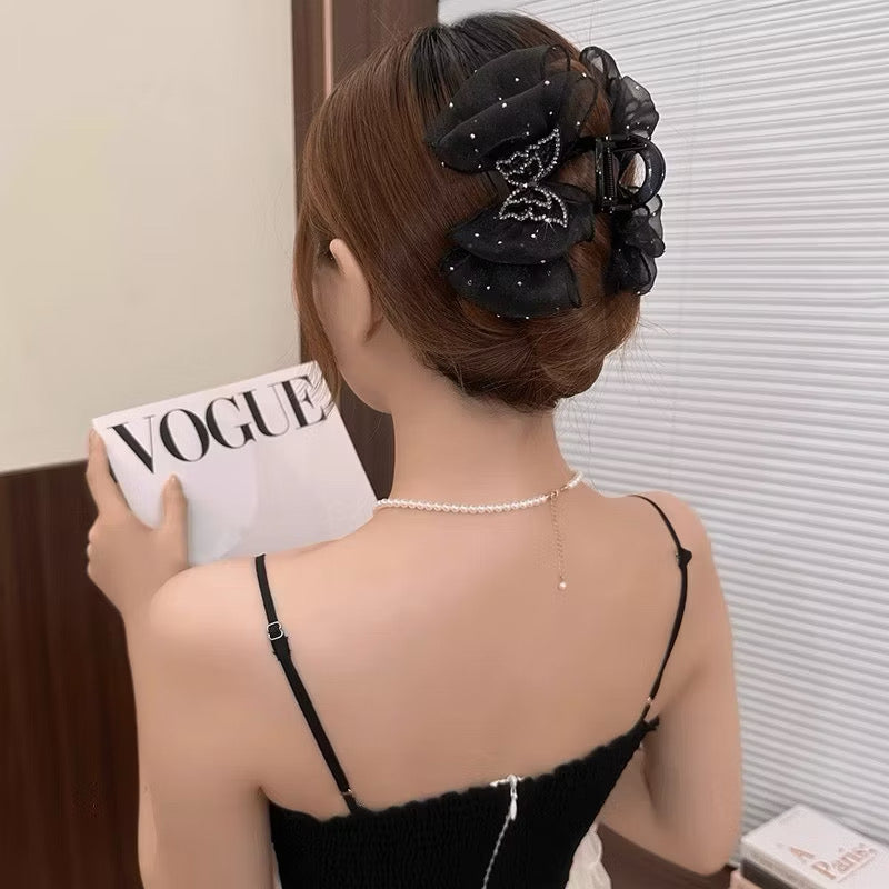 Shimmer Butterfly Tulle Hair Claw