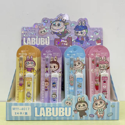 Cute Character 0.5mm Press Mechanical Pencil + HB Pencil Lead Set | Kawaii Gift & Office Stationery
