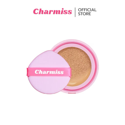 Charmiss Charming Glow Airy Cushion SPF50+ PA++++ – Medium Coverage Dewy Foundation with Blue Light Protection
