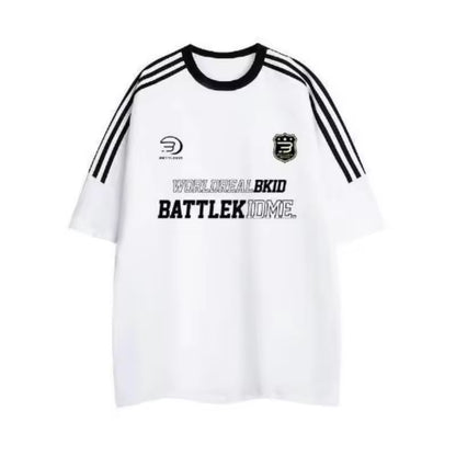 Battle Me Oversized Streetwear Graphic Jersey Tee