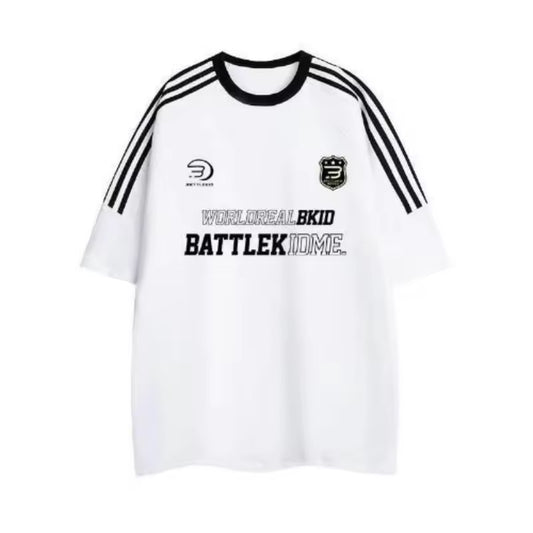 Battle Me Oversized Streetwear Graphic Jersey Tee
