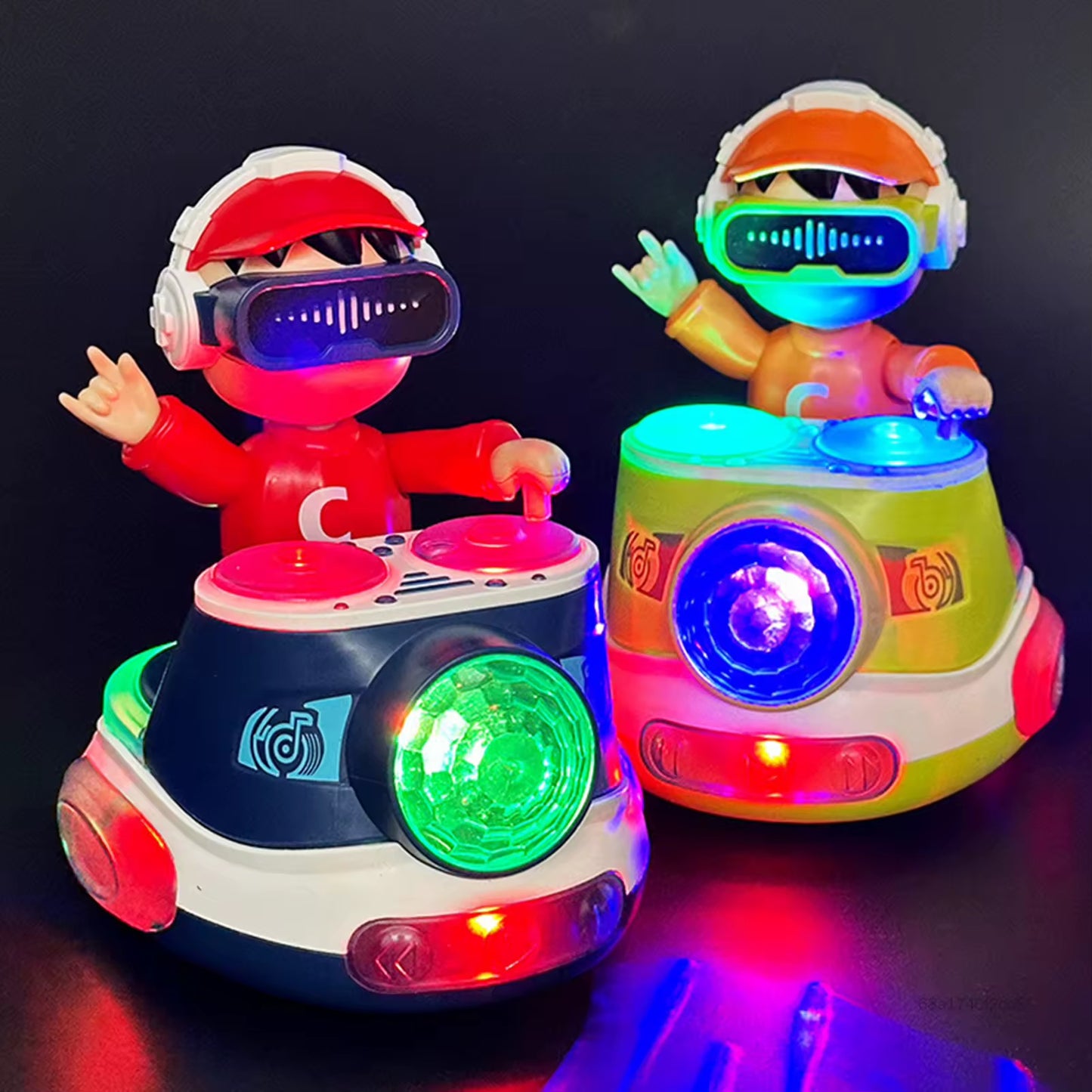 DiDai DJ Coco Interactive Musical DJ Deck Toy with Lights & Sound Effects – Electronic Music Mixer Figure