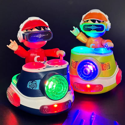DiDai DJ Coco Interactive Musical DJ Deck Toy with Lights & Sound Effects – Electronic Music Mixer Figure