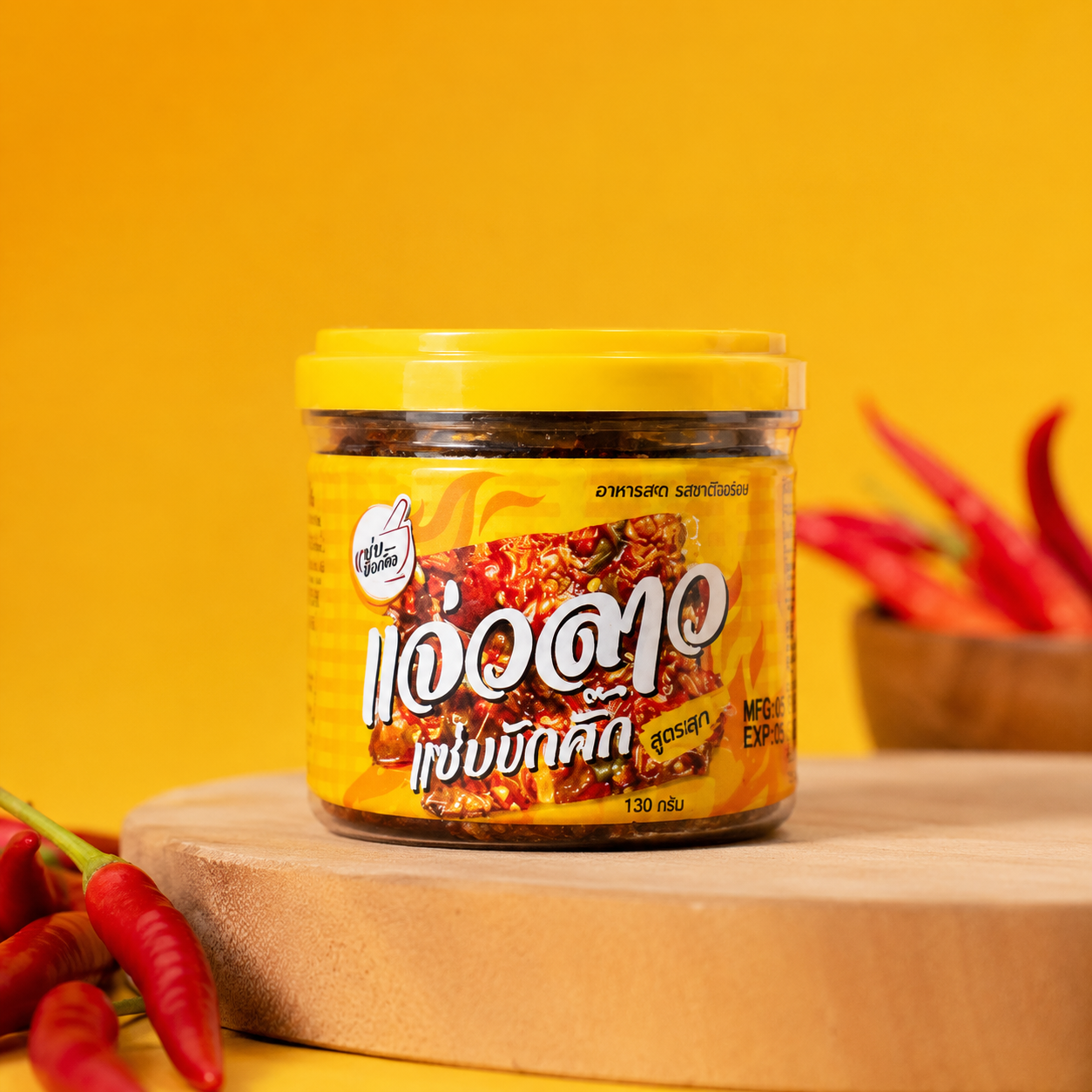 Premium Thai Chili Paste (Jaew Bong)
