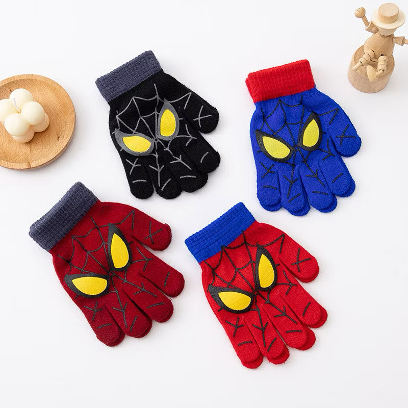 Spider-Man knit gloves