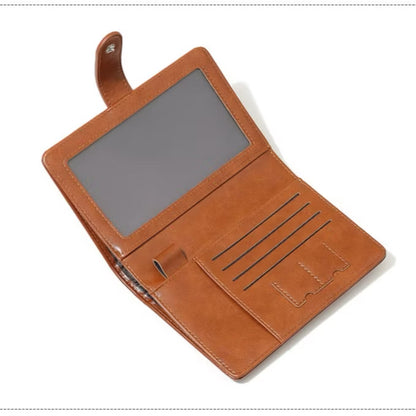 Multi-Functional Leather Passport Holder & Travel Organizer