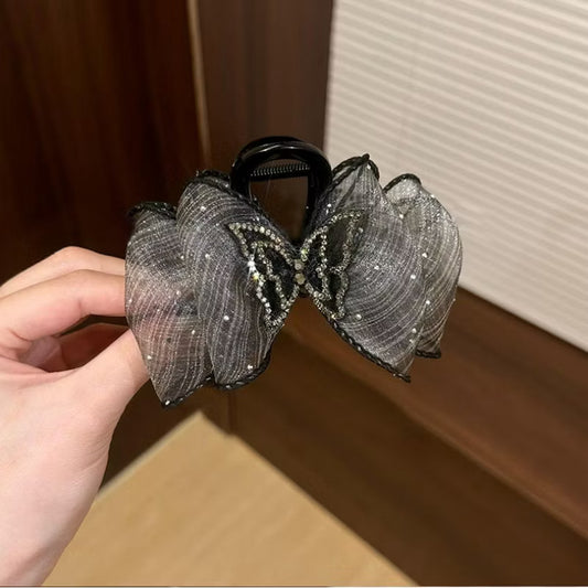 Shimmer Butterfly Tulle Hair Claw