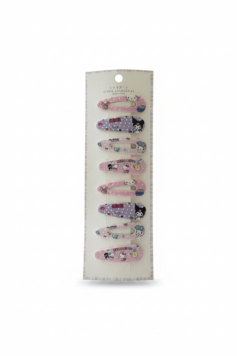 Sanrio Soft Girl Pastel Hair Clip Pack