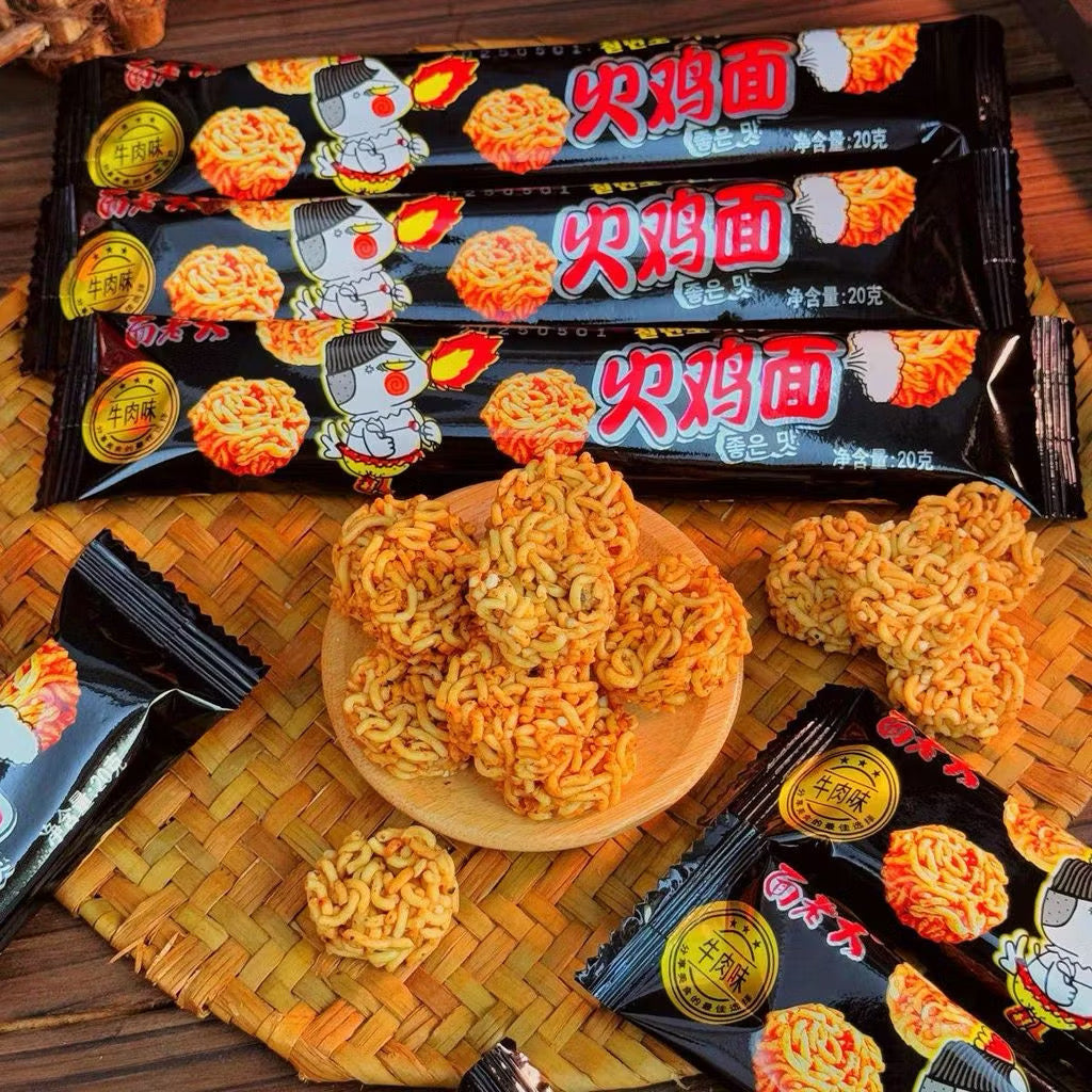 Spicy Chicken Noodle Bites