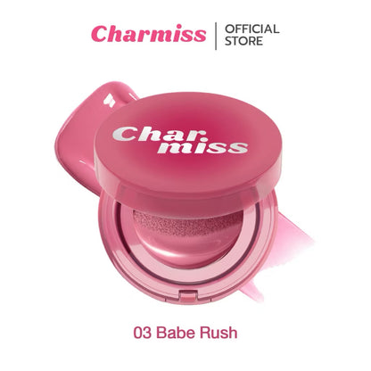 Charmiss Juicy Cheek Cushion Blush SPF 15 PA+++ | Long-Lasting Dewy Cheek Tint & Korean Makeup