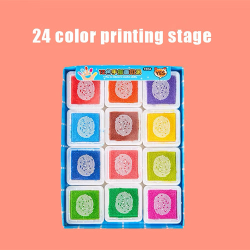 24 Colors DIY Finger painting