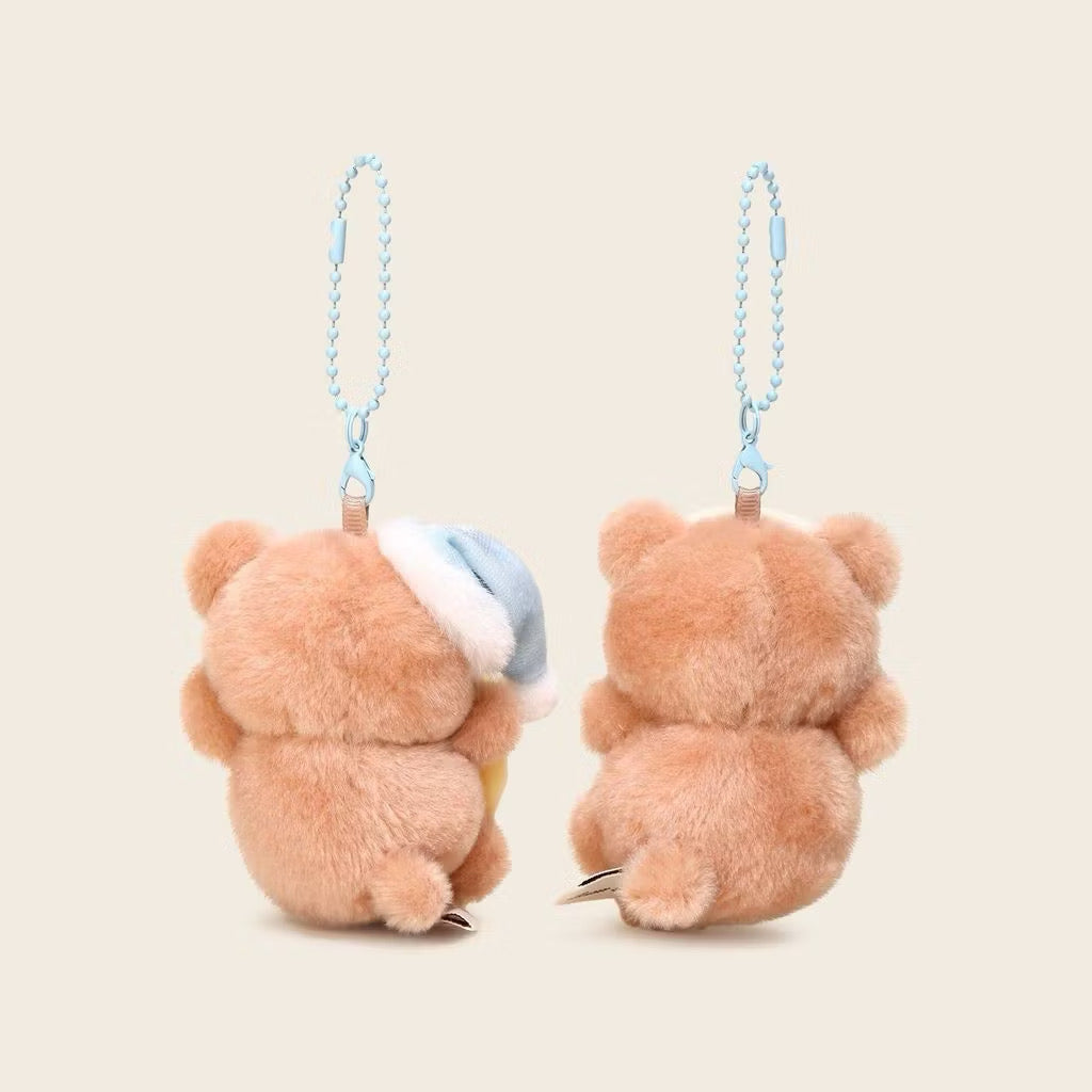 Bella Dream Bear Plush Toy Magnetic Keychain – Sweet Dreams Collection Hanging Stuffed Animal