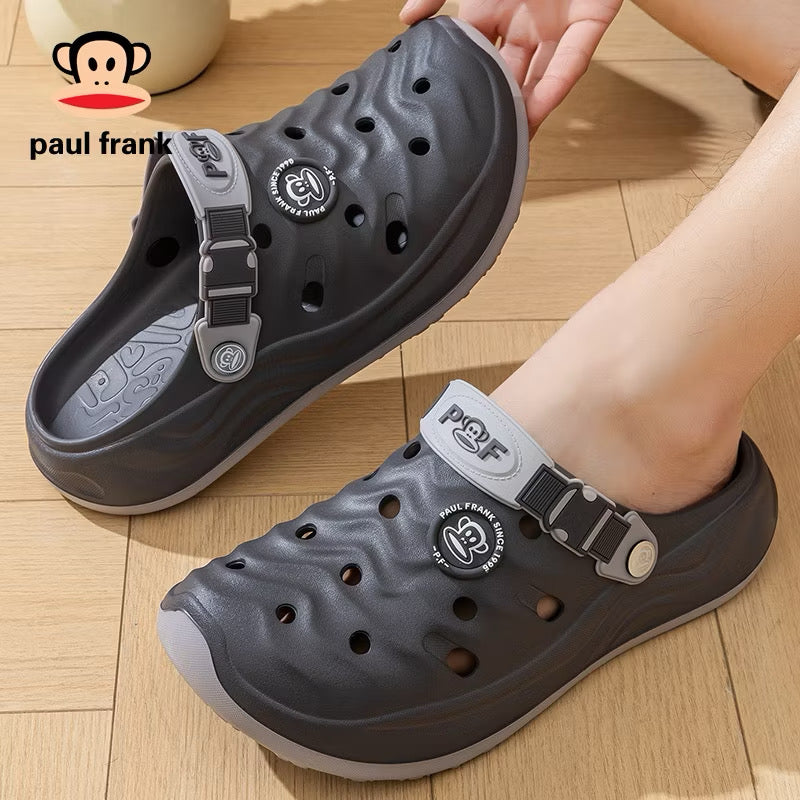 Paul Frank Unisex EVA Platform Clogs | 4cm Thick Sole Casual Sandals, Lightweight Anti-Slip Water Shoes