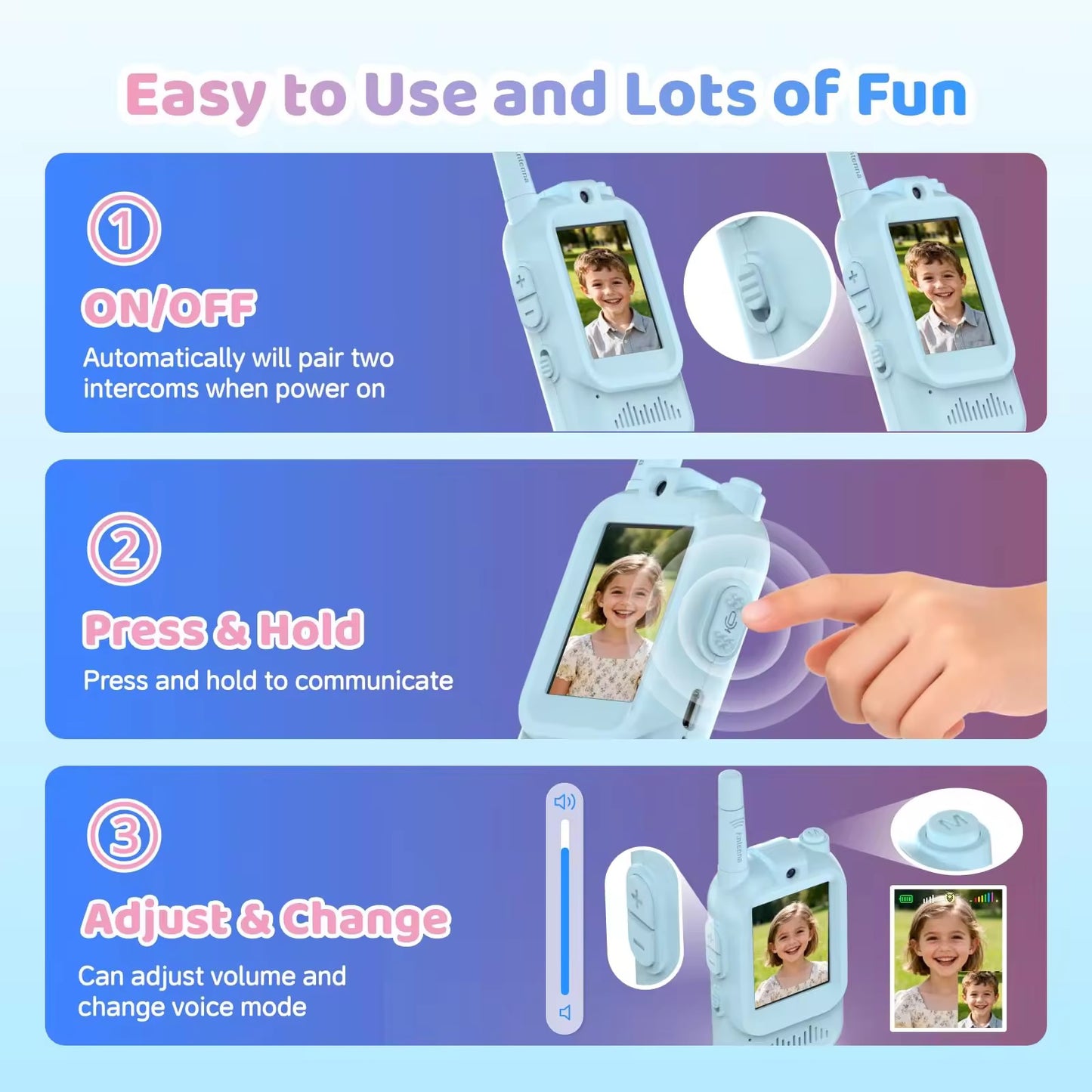 Video Walkie Talkie Set