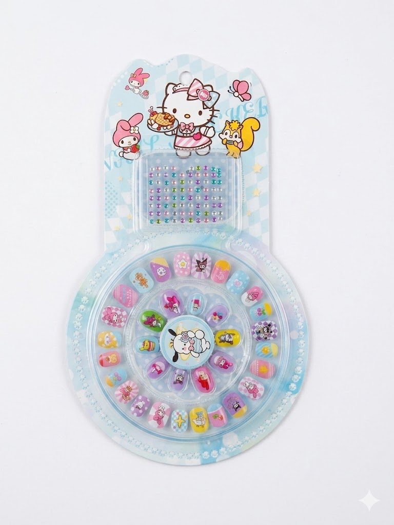 Sanrio press-on nail kits