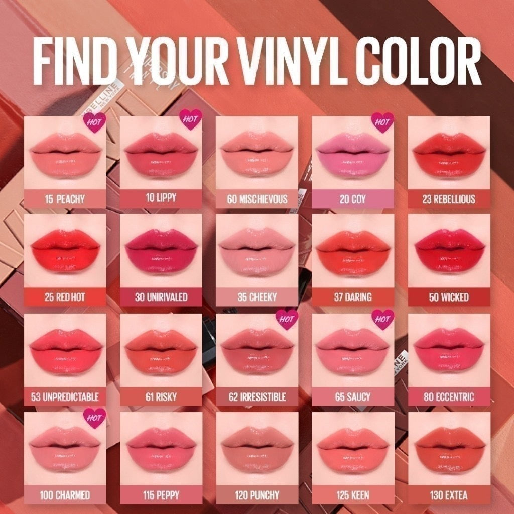 Maybelline Super Stay Vinyl Ink Liquid Lipstick | 16HR Wear, Transfer-Proof & Shine Finish