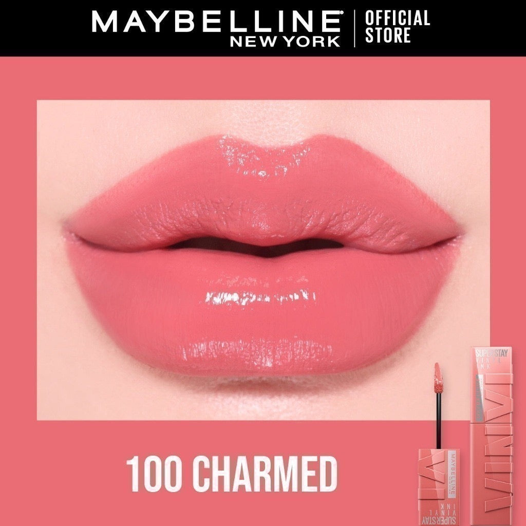 Maybelline Super Stay Vinyl Ink Liquid Lipstick | 16HR Wear, Transfer-Proof & Shine Finish